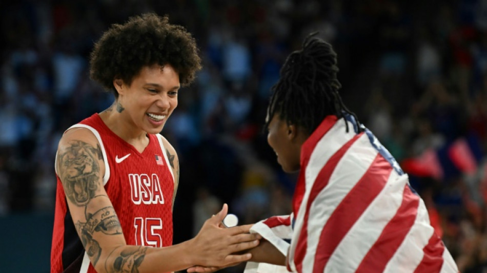 Griner overcome with emotion after gaining Olympic gold