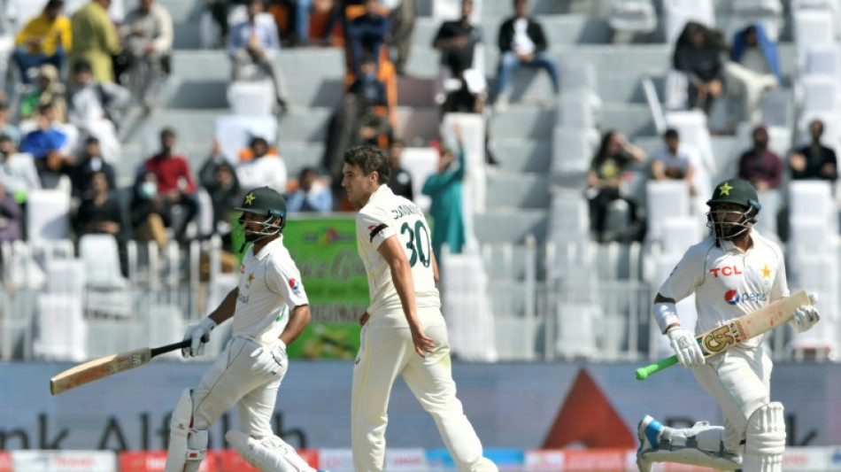 Pakistan lose Shafique after solid start in first Test