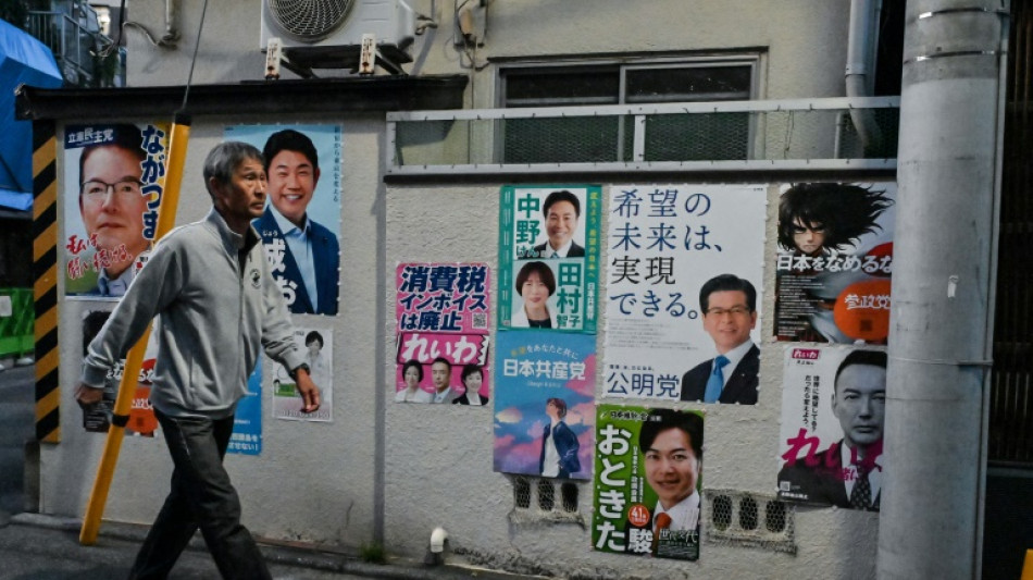 Final campaigning in tight Japan election