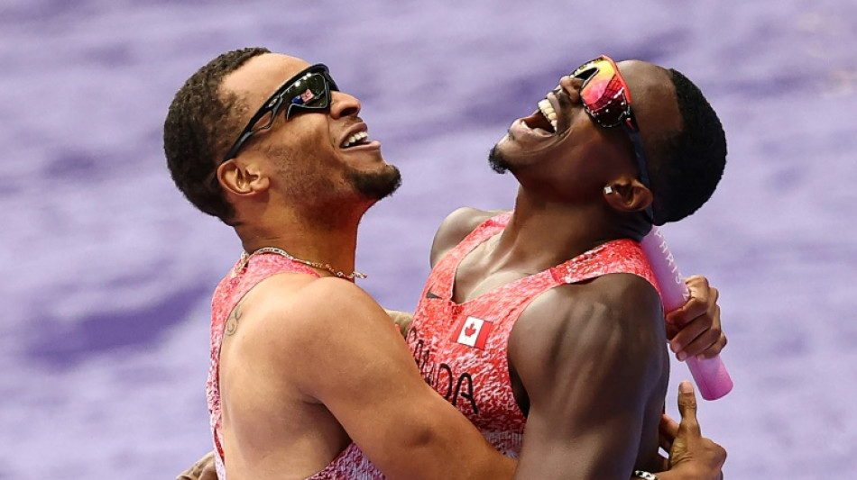 Canadá conquista ouro no revezamento 4x100m masculino em Paris-2024