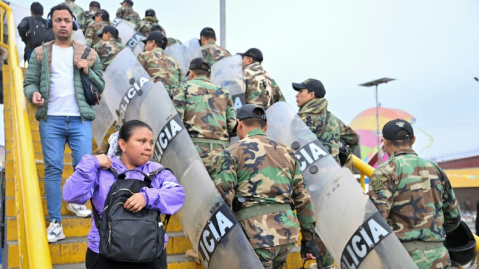 Masiva protesta de transportistas y comerciantes contra la extorsión en Perú