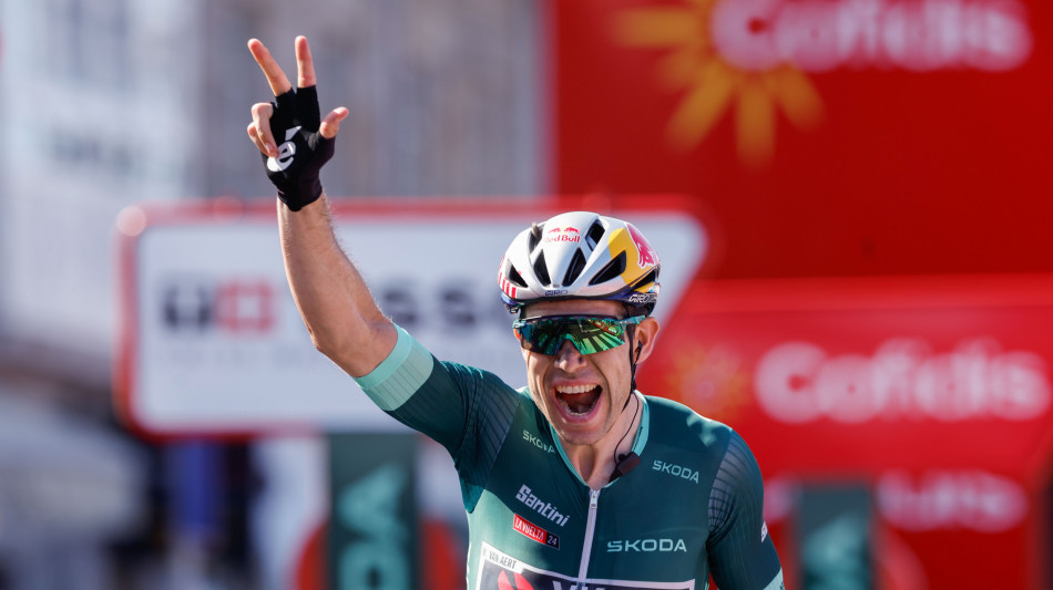 Vuelta: 10/a tappa a Van Aert, O'Connor sempre leader