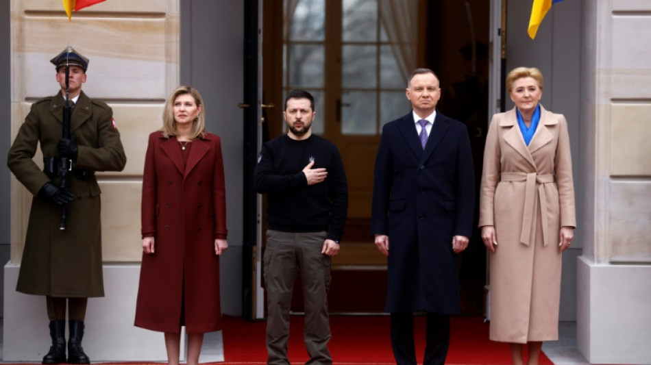 El presidente de Ucrania visita Polonia