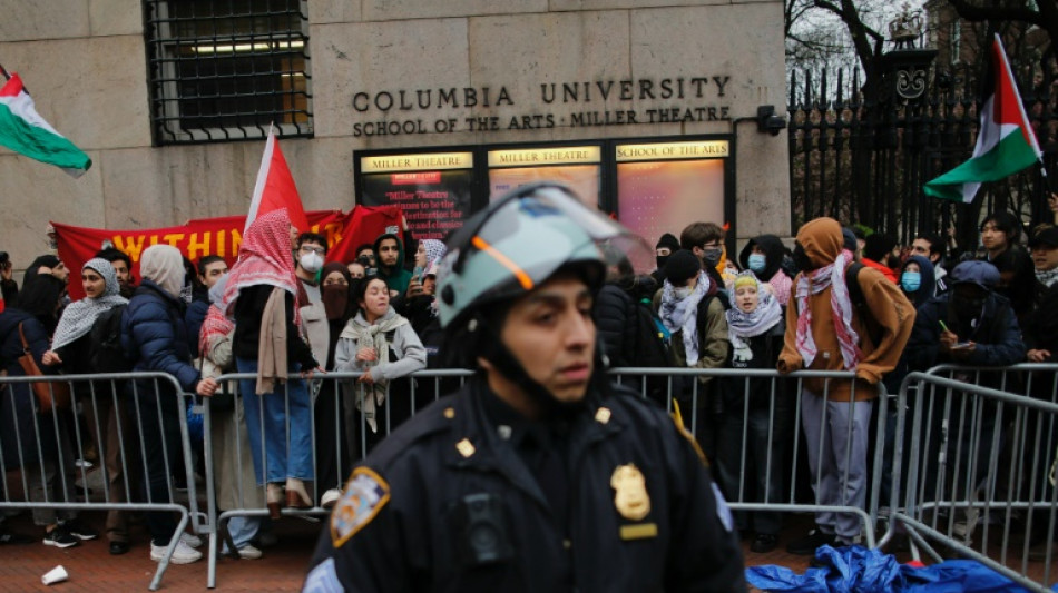 Un centenar de manifestantes propalestinos detenidos en Universidad de Columbia