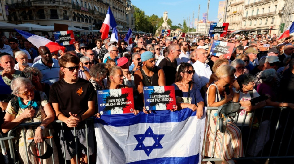 Nach Anschlag auf Synagoge: Tausend Menschen protestieren in Südfrankreich gegen Antisemitismus