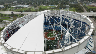 Hurricane Milton shreds Florida stadium roof